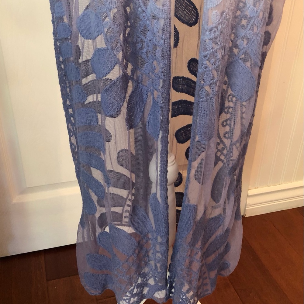 Lace Swim Coverup Ombré Style - Picture 5 of 11